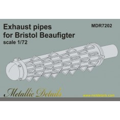 1/72 Bristol Beaufighter Exhaust Pipes (2 resin parts)