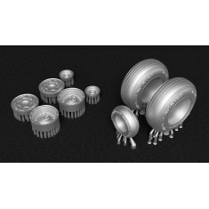 1/72 UH-60 Black Hawk Wheels