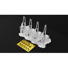 1/72 Vickers F Aircraft Machine Gun (4pcs)