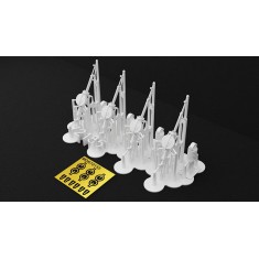 1/72 7.62 mm Degtyaryov DA Aircraft Machine Gun (4pcs)