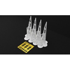 1/72 7.62 mm ShKAS Aircraft Machine Gun (4pcs)