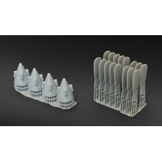 1/72 Lockheed P-3C Orion Propellers for Hasegawa Kit (4pcs)