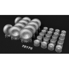 1/72 C-160 Transall Wheels for Revell/Heller Kit