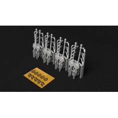 1/72 Soviet DA-2 7.62mm Twin Aircraft Machine Guns (4pcs)