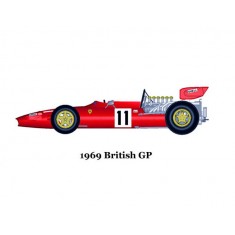 1/24 Ferrari 312F1 Ver.A 1969 British GP Multi-material kit