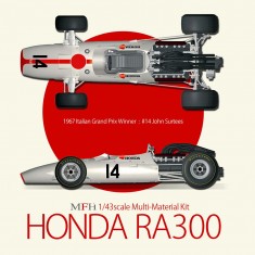 1/43 Honda RA300 1967 Rd.9 Italian GP/Rd.10 US GP/Rd.11 Mexican GP [Multimaterial Kit]