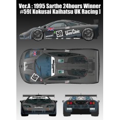 1/24 Full Detail Kit: McLaren F1 GTR Ver.A '95 Sarthe 24h #59 Kokusai Kaihatsu UK Racing