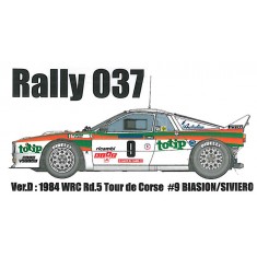 1/24 Multimedia kit-Lancia Rally 037 Ver.D: WRC Rd.5 Tour de Corse #9 Biasion/Siviero 1984