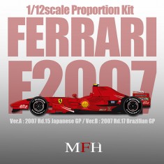 1/12 Proportion kit - Ferrari F2007 Ver.A: 2007 Rd.15 Japanese GP #5/#6