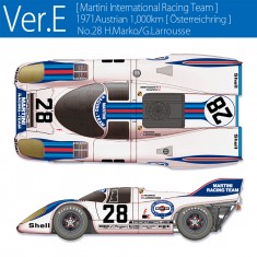 1/43 Porsche 917K 1971 Ver.E - Martini Team Austrian #28 (Full Detail kit)