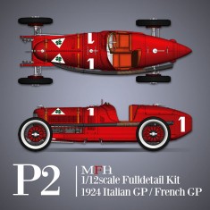 1/12 P2 1924 Italian GP #1 Antonio Ascari/French GP #10 Giuseppe Campari