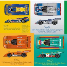 1/43 Porsche 917/30 #D 1975 Interserie Rd.1 Hockenheim Jim Clark Rennen #0 Herbert Muller