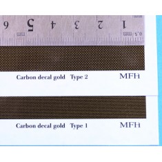 Carbon Decals - Gold Type 1