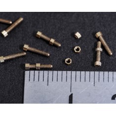 Micro Hexagon Bolt and Nut Set No.01 with Hexagonal Nut Driver