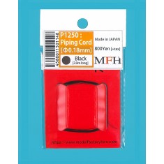 0.18mm Piping Cord #Black (length: 2.0m)