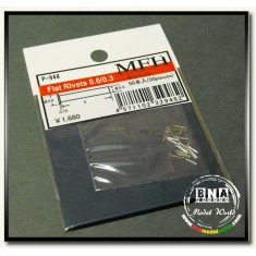 Flat rivets 0.5/0.3 (50pcs)