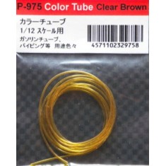 Color Tube - Brown Clear (Fuel Line) for 1/12 Scale