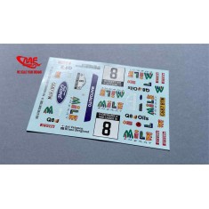 1/24 Ford Sierra Cosworth 4x4 A. Vatanen / B. Berglund Decal for D.Modelkits