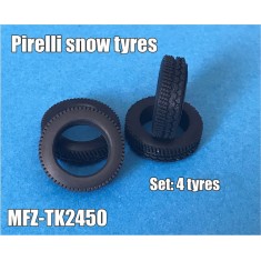 1/24 16'' Pirelli Snow Tyres (4pcs)
