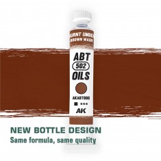 Oil Paint - Burnt Umber (20ml)