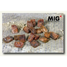 1/35 Burned German Jerrycans in 6 Different Types (18pcs)