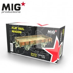 1/72 Flat Rail Wagonresin Kit