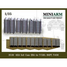 1/35 Russian T-72B3/BMPT/T-90MS 4S24 Soft Case ERA