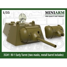 1/35 KV-1 Early Turret (two masks, metall barrel) for Zvezda/Tamiya/Trumpeter kits