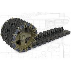 1/35 T-90M,T-14 Armata Workable Tracks set with Sprockets (new type)