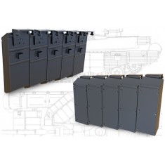 1/35 T-90M, T-72B3M, T-80BVM New ERA Blocks in Metal Case (36 pcs)