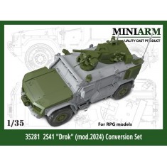 1/35 82mm Self-propelled mortar 2S41 Drok Conversion set (mod 2024) for RPG kits
