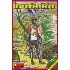 1/16 Burgundian Knight XV Century A.D. (1 figure w/base)