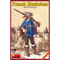 1/16 French Musketeer XVII Century A.D. (1 figure w/base)