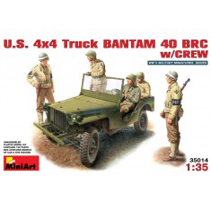 1/35 US 4x4 Truck Bantam 40 BRC w/Crew (1 Truck w/5 figures)