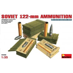 1/35 Soviet 122mm Ammunition (6 Ammo Boxes+Shells)