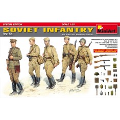 1/35 Soviet Infantry - Special Edition (5 figures w/Weapons and Equipment)