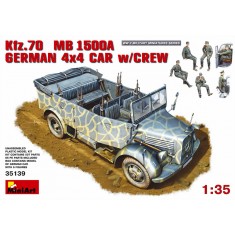 1/35 German 4x4 Car Kfz.70 MB 1500A w/Crew
