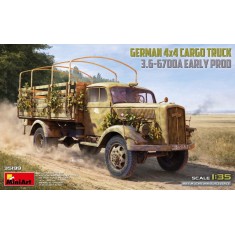 1/35 German 3t 4x4 Cargo Truck 3.6-6700A Early Production
