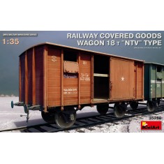 1/35 Railway Covered Goods Wagon 18T NTV Type