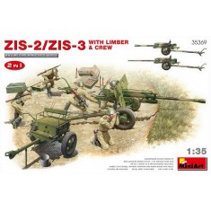 1/35 ZIS-2/ZIS-3 w/Limber & Crew (2 in 1)