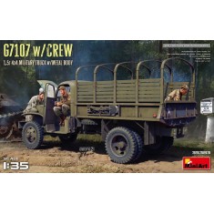 1/35 G7107 w/Crew 1.5t 4x4 Cargo Truck w/Metal Body