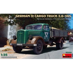 1/35 German 3T Cargo Truck 3.6-36S Pritsche-Normal-Type Military Service