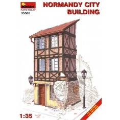 1/35 Normandy City Building w/US Posters