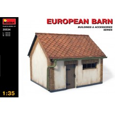 1/35 European Barn (Size L x H x W: 170mm x 135mm x 140mm) 
