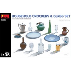 1/35 Household Crockery and Glass Set 