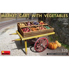 1/35 Market Cart with Vegetables