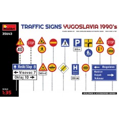 1/35 Traffic Signs, Yugoslavia 1990s