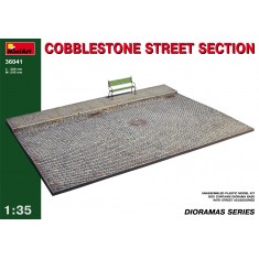 1/35 Cobblestone Street Section (Length: 328mm, Width: 245mm)