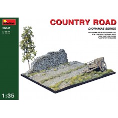 1/35 Diorama Base - Country Road (Length: 244mm, Width: 195mm)