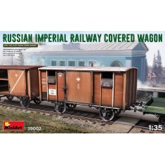1/35 Russian Imperial Railway Covered Wagon